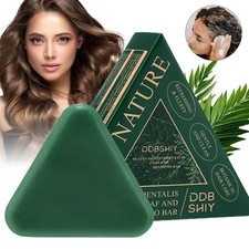 Triangle Shampoo Bar, Shampoo Sapone Verde Naturale Sette, Shampoo Bar Usman-Grass
