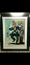 Angelo Manini  “Clown” dipinto olio su tela sel 1992 50x70 originale nuovo