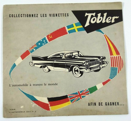 Chocolats tobler album - chocolats,