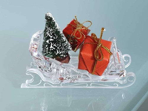 Swarovski slitta natale - swarovski, di