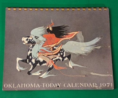 Calendario vintage 1971 - calendario,