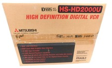 Nuovo videoregistratore digitale alta definizione Mitsubishi HS-HD2000U scatola aperta S-VHS Hi-Fi NOS