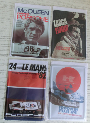 Porsche cartolina in latta - 4,