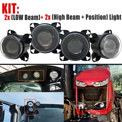 4pz luci lavoro led - lavoro, rotonde