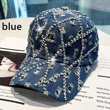 Donna Strass Jeans Cappello