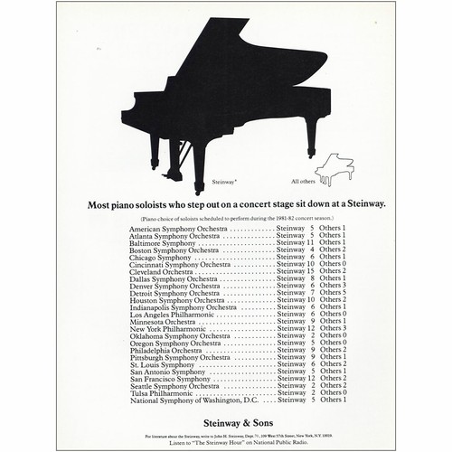 Pianoforti steinway 1981 - pianoforti,