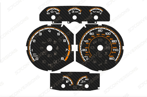 Schede quadranti carbonio ford - quadranti,