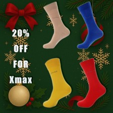 Calze tuta uomo business Laulax cotone alto senza cuciture liscio design UK 4 paia