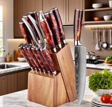 Set Coltelli da Cucina 15pz