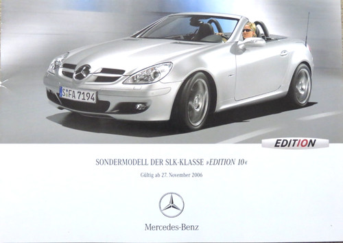 Mercedes classe slk edition - mercedes, "edition