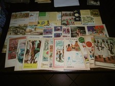 LOTTO 26 QUADERNI ANNI '50 INTONSI COLONIALI,FIABE,FUMETTI,ILLUSTRATORI FAMOSI