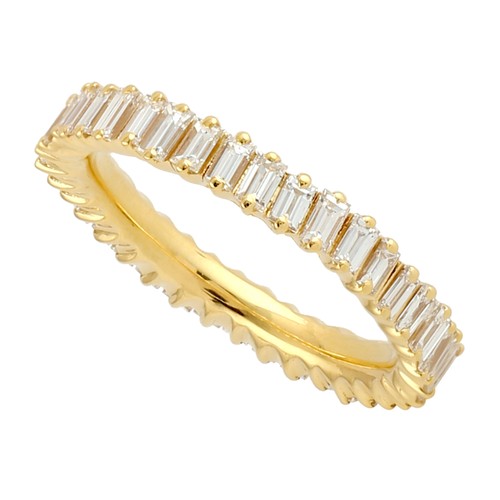 Anello eternità baguette - anello,