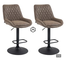 HOMCOM Set Due Sgabelli da Bar