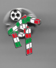 ITALIA 90 - SPILLA PIN PLACCATA ARGENTO 1000°/00  E SMALTO - ANTHESIS - BASSANO