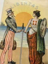 **RARA** Cartolina Pubblicitaria Vino Marsala Florio