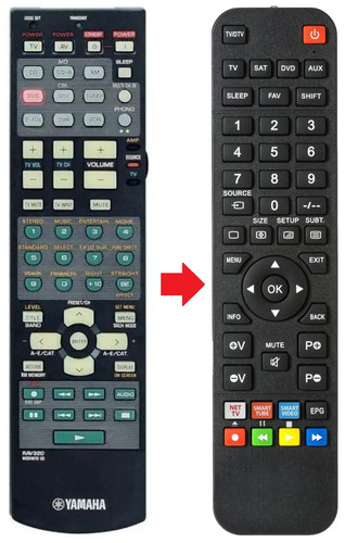 Telecomando adatto per - , yamaha