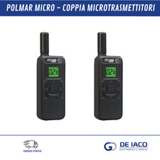 Polmar micro, coppia di trasmettitori portatili 446mhz