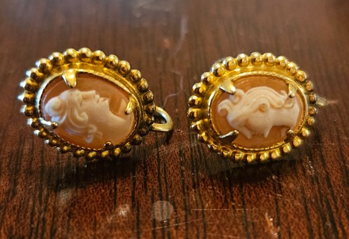 Orecchini vintage oro pieno