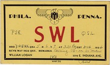 QSL Card PHILADELPHIA USA 1934