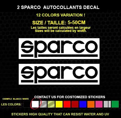 Adesivi sparco decalco vera - 2,