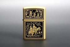 Zippo decorazione nero oro - nero, x