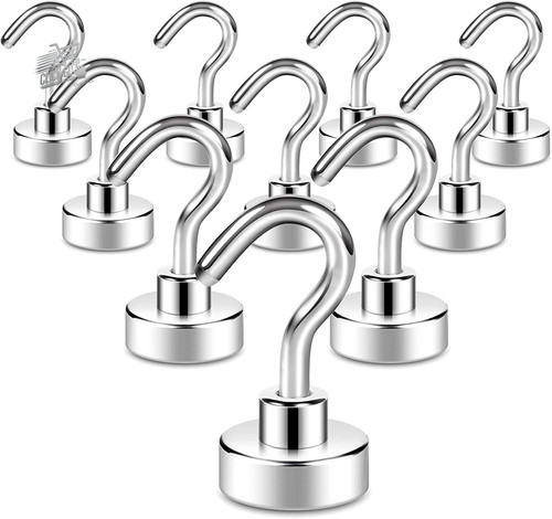 Powerful magnetic hooks 10kg - magnetic,