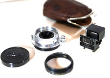 RARE+++ Early Leica Hektor 28mm/6.3 + 1934 SUOOQ 28mm Viewfinder EXC+++ TOP+++