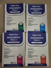 Alpha test ingegneria come nuovo