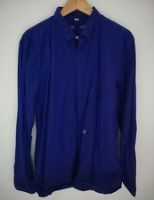 DIESEL CAMICIA UOMO ELEGANTE CASUAL COTONE BLU VINTAGE MCS2S23 TAGLIA XXL 