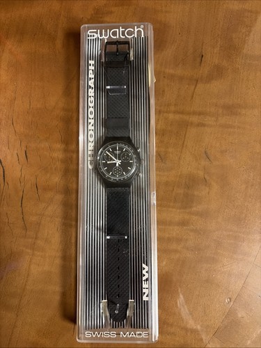 Vintage swatch chrono black - swatch,