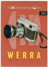 CARL ZEISS JENA depliant WERRA