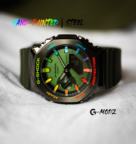 Casio shock arcobaleno - g-shock,