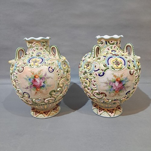 Antica coppia vasi in - coppia,