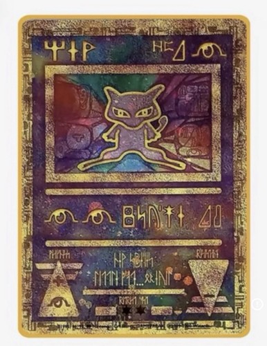Carta pokemon mew - pokemon,