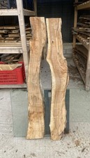 Coppia di tavole di legno di