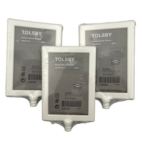Ikea tolsby 4x6 bianco lati - bianco, 2