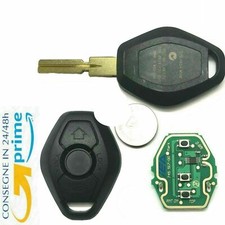  ??Chiave Guscio per BMW Telecomando completa elettronica CHIP 3 TASTI + LOGO 