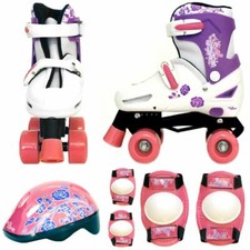 Set Casco Pattini Quad Ragazze