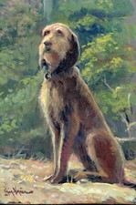 Oil Painting Tablet Dog