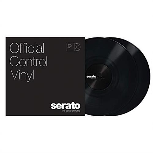 Black serato control vinyl - black,