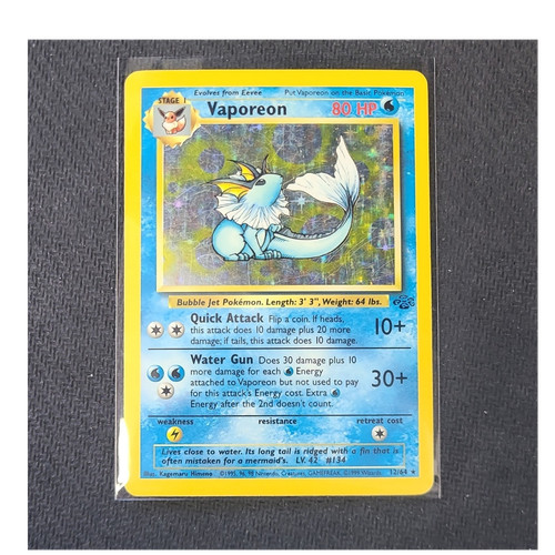 Vaporeon jungle holo - vaporeon, hp