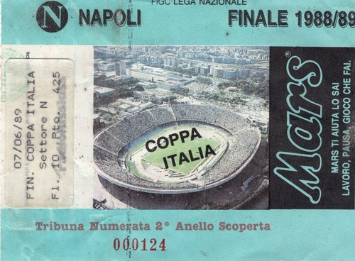 Biglietto finale coppa italia - biglietto,
