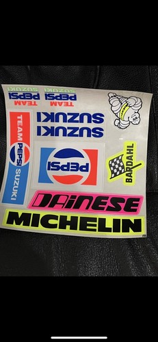 Foglio adesivi vintage anni - vintage, 80