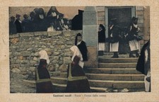 Sardegna cartolina costumi - sardegna,
