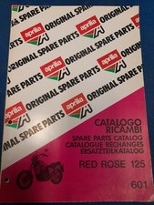Aprilia Catalogo Ricambi Originale Moto Red Rose 125