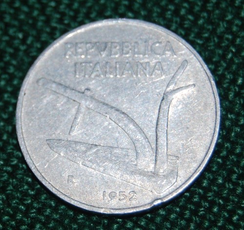 Moneta lire del 1952 - 10,