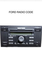 Ford Sony Radio Codice 6000