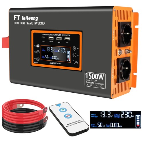 1500w 3000w inverter 12v 220v - 1500w/3000w,
