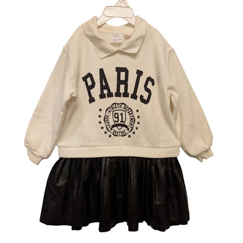 Zara paris abito felpa - abito, con