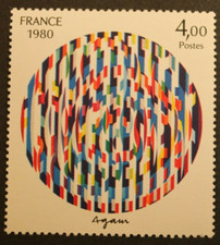 Timbre - FRANCE - Tableau de AGAM - neuf ** - n° 2113 - 1980 